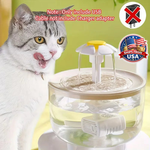 Automatic Pet Water Fountain for Cats and Dogs Large Capacity