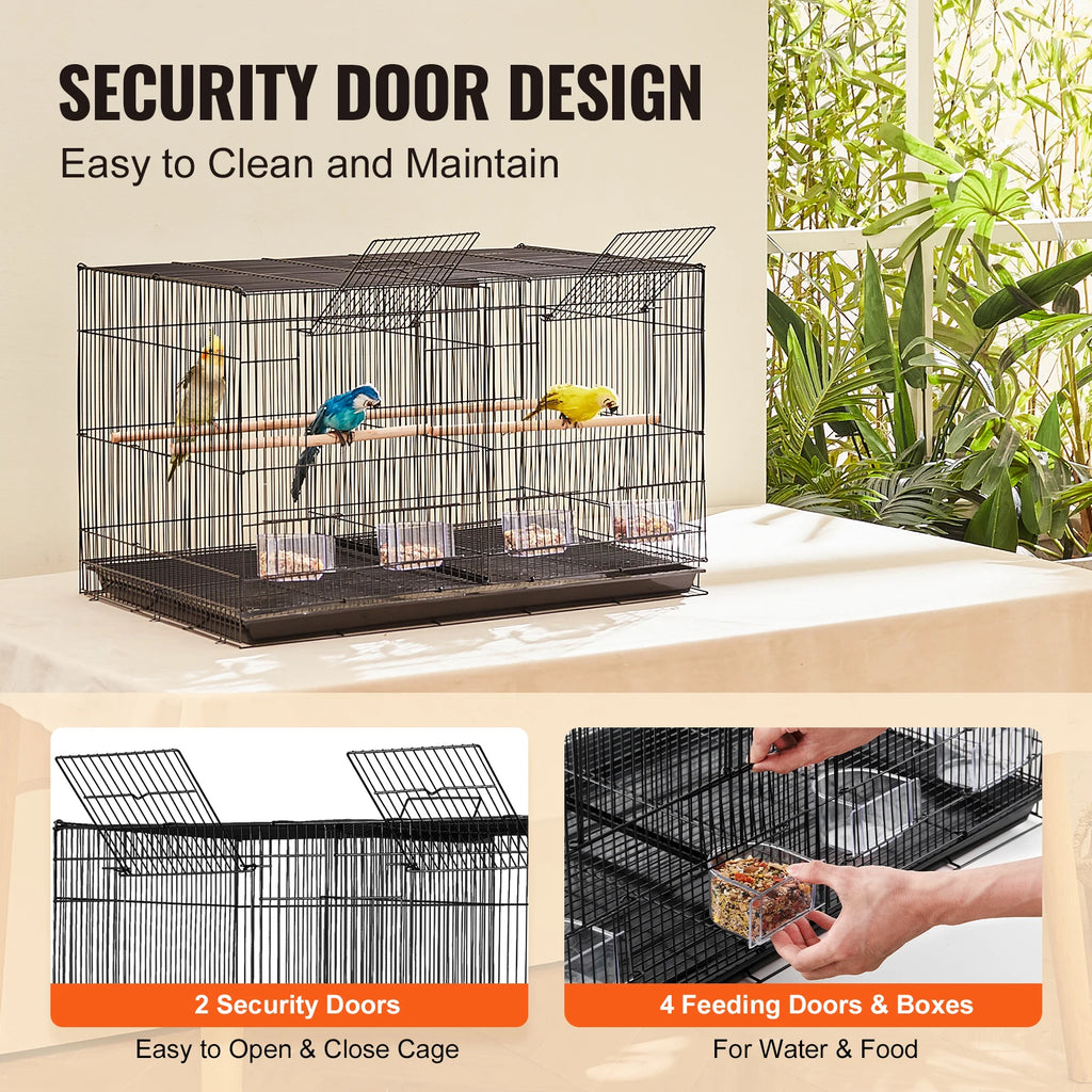 Small Animal Cage for Pet Travel
Handle and Perche