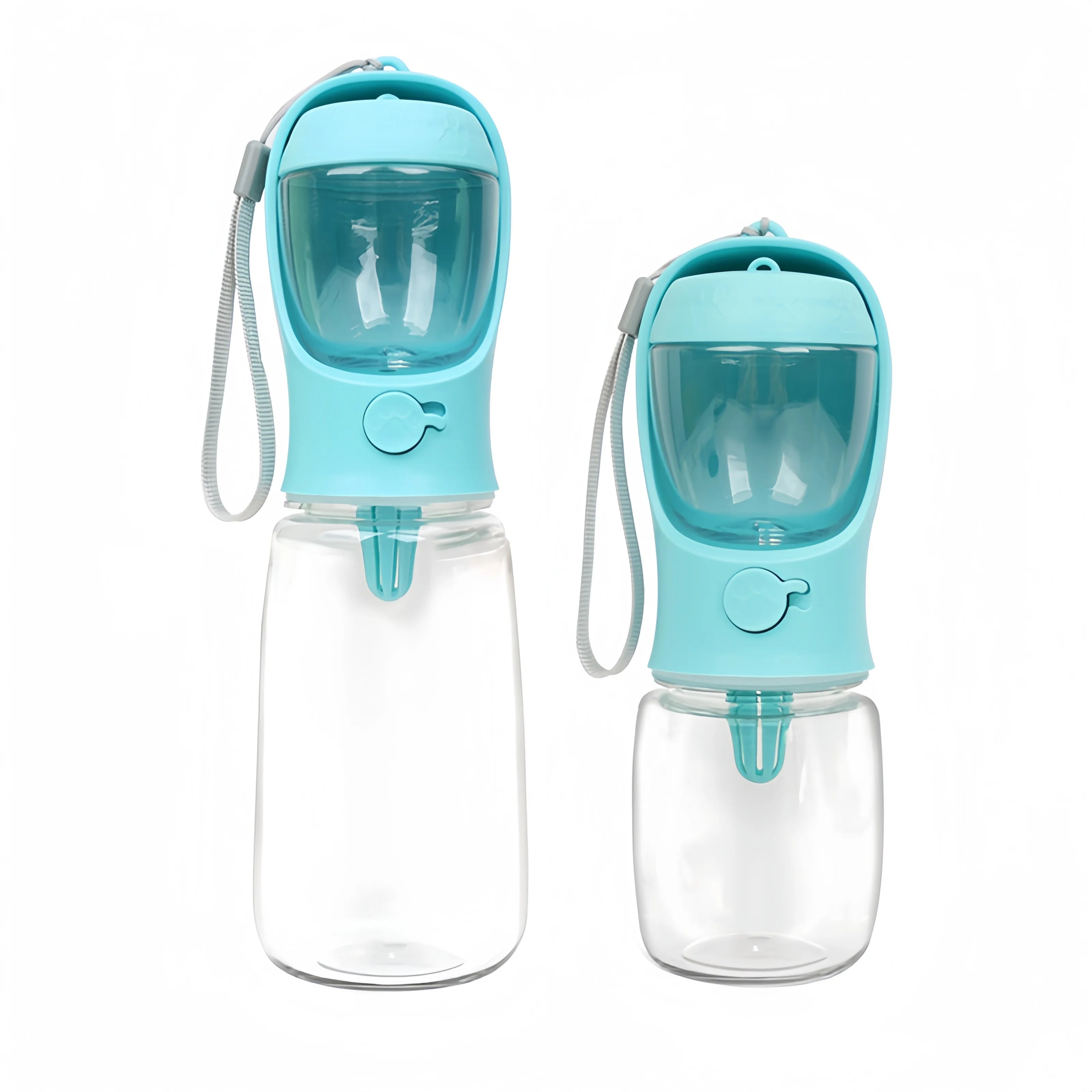 Portable Water Bottle with Food and Water Container