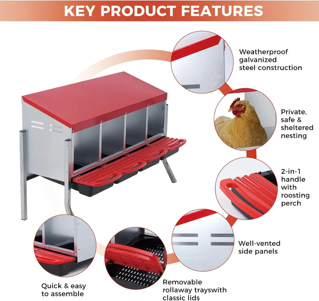 Metal Waterproof Nesting Box