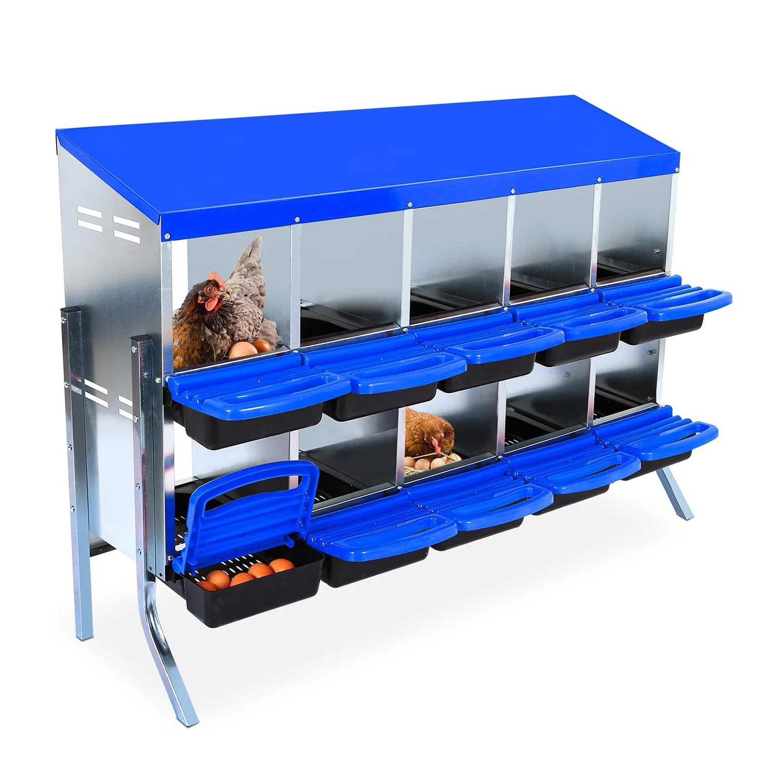 Heavy Duty Metal Roll Away Nesting Box