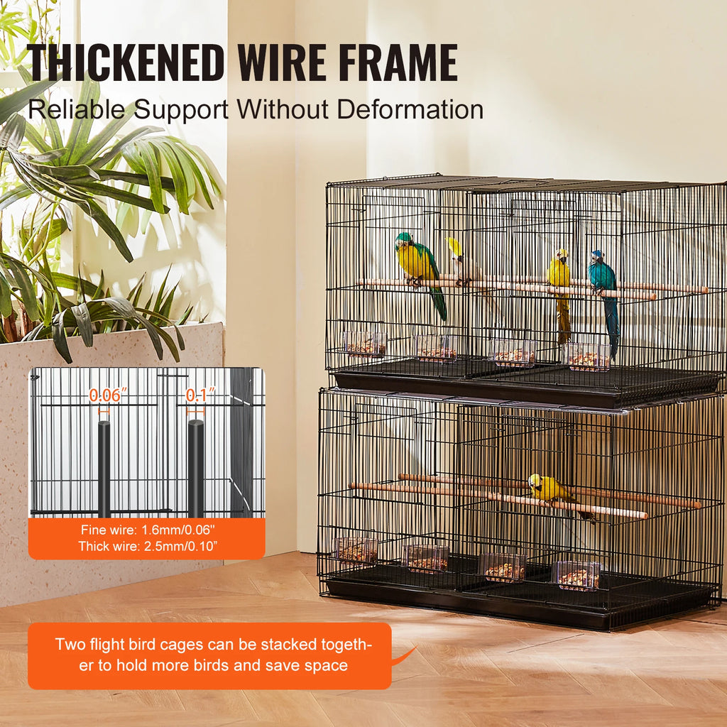 Small Animal Cage for Pet Travel
Handle and Perche