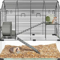 3 Tiers Metal  + Glass  Cage