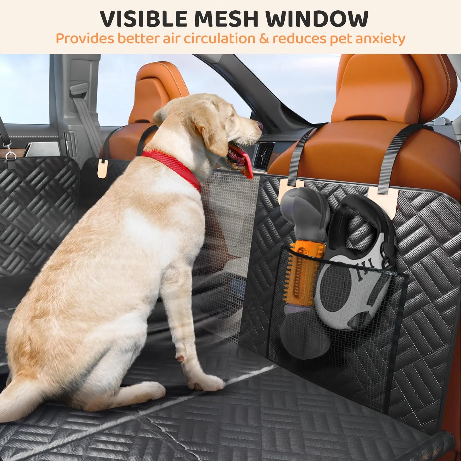Car/SUV  Rear Seat Cover, Hard Bottom Load-Bearing Extender.