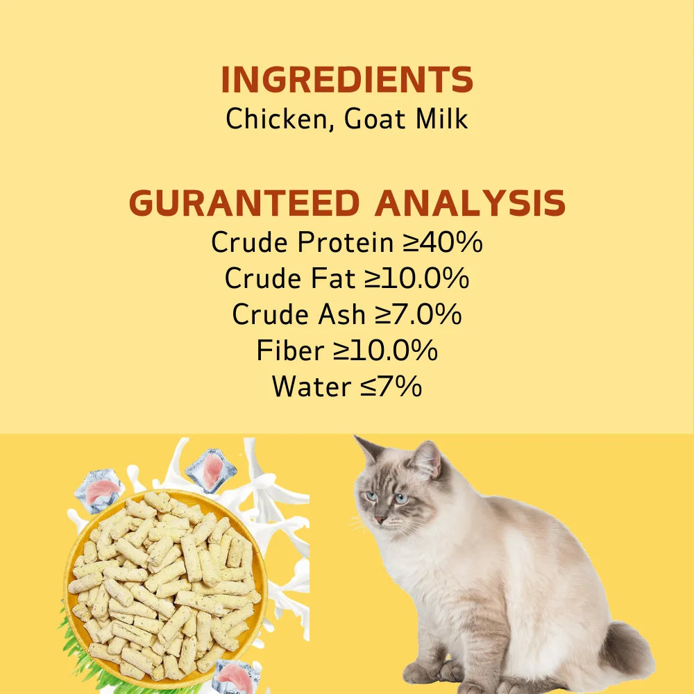 Chicken Cat Grass Milk Sticks.