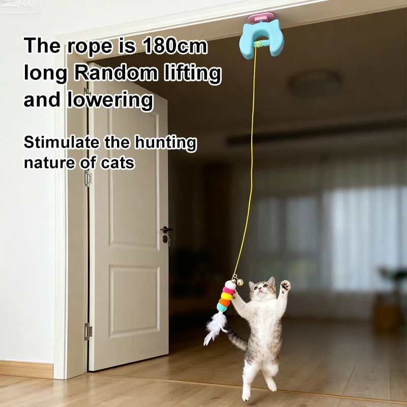 New Type Of Electric Cat Toy with 2 Ropes Wonder