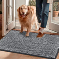 Super Absorbent Dog Door Mat for Muddy Paws.