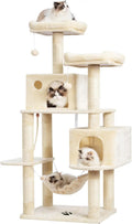 Multi-Level Cat Tree , Scratching Posts, Plush Condos, and Perch Hammock