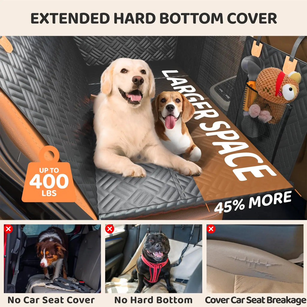 Car/SUV  Rear Seat Cover, Hard Bottom Load-Bearing Extender.