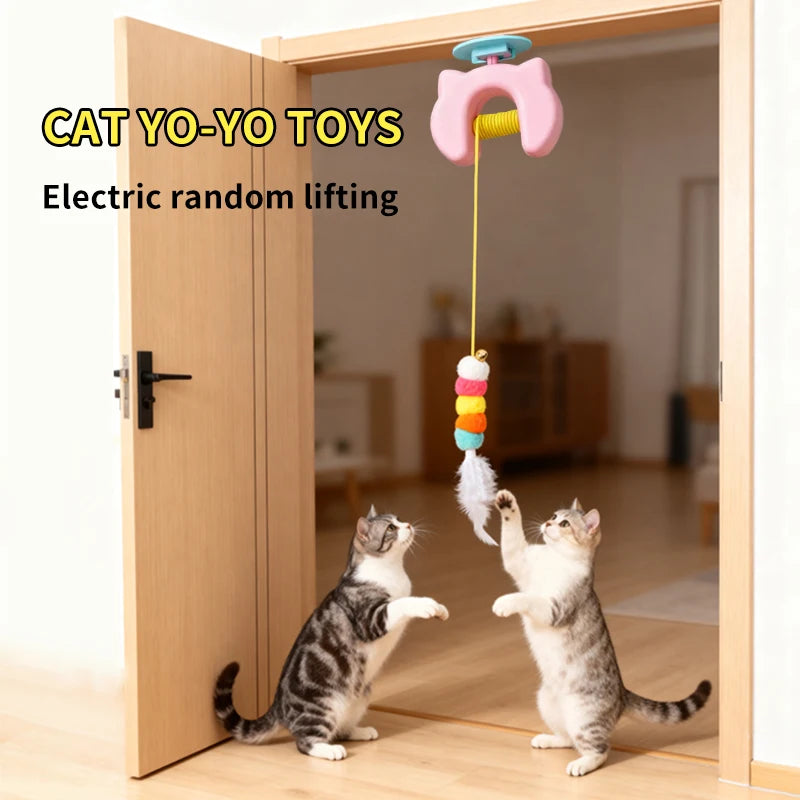 New Type Of Electric Cat Toy with 2 Ropes Wonder