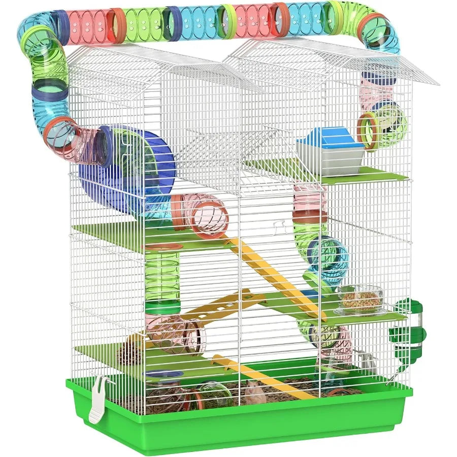 5 Tier Cage with Tubes and Tunnels