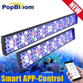 NEW PopBloom WiFi Led Aquarium Light, Full Spectrum Marine Aquarium Lamp