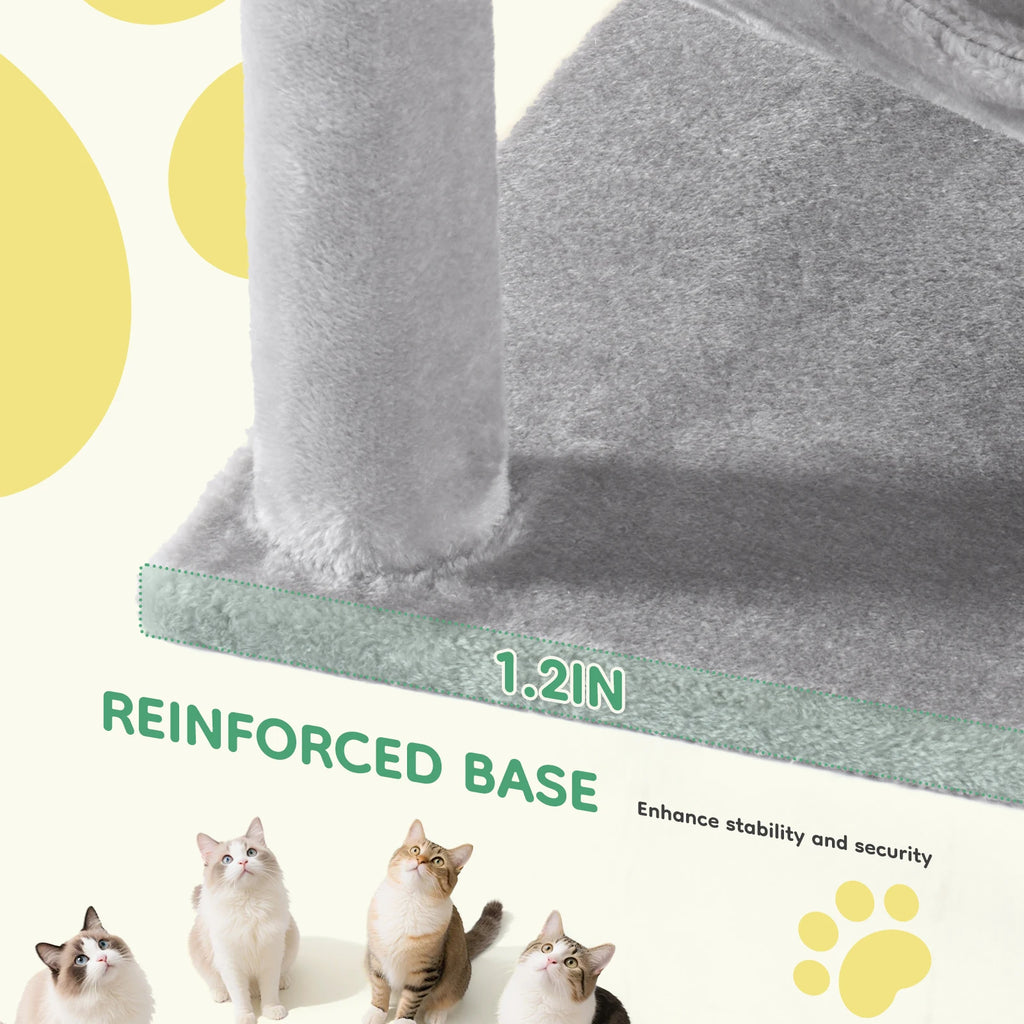 Cat Tree Climbing Tower, Scratching Posts, Stable, House