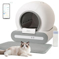 Self-Cleaning Cat Litter Box,  w/Litter Mat &Trash Bags,