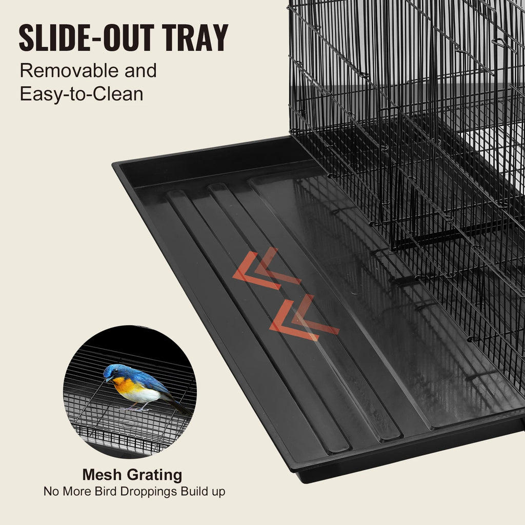 Small Animal Cage for Pet Travel
Handle and Perche