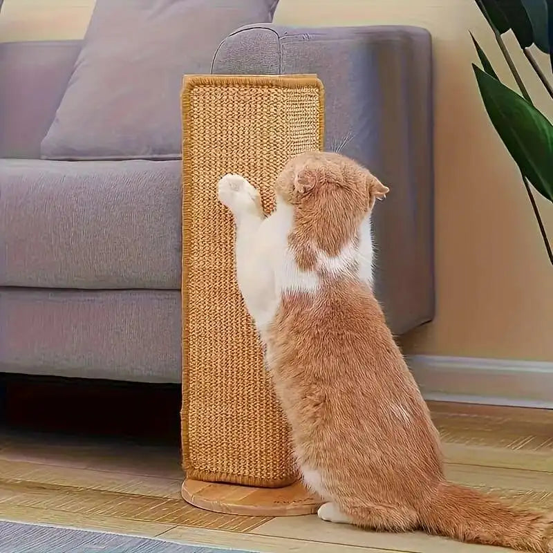 1pc Durable Hemp Rope Cat and Rabbit Scratching Board -Adhesive,