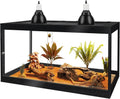 Reptile Tank with Mesh Roof and Sliding Door