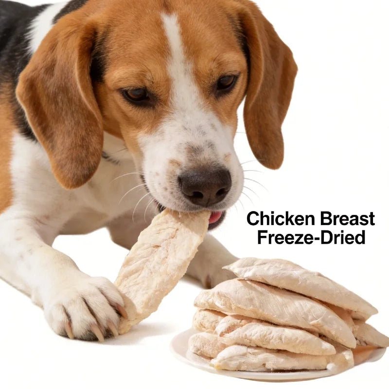 Freeze-Dried Chicken Breast – Dog & Cat Snack, Nutritious & Yummy