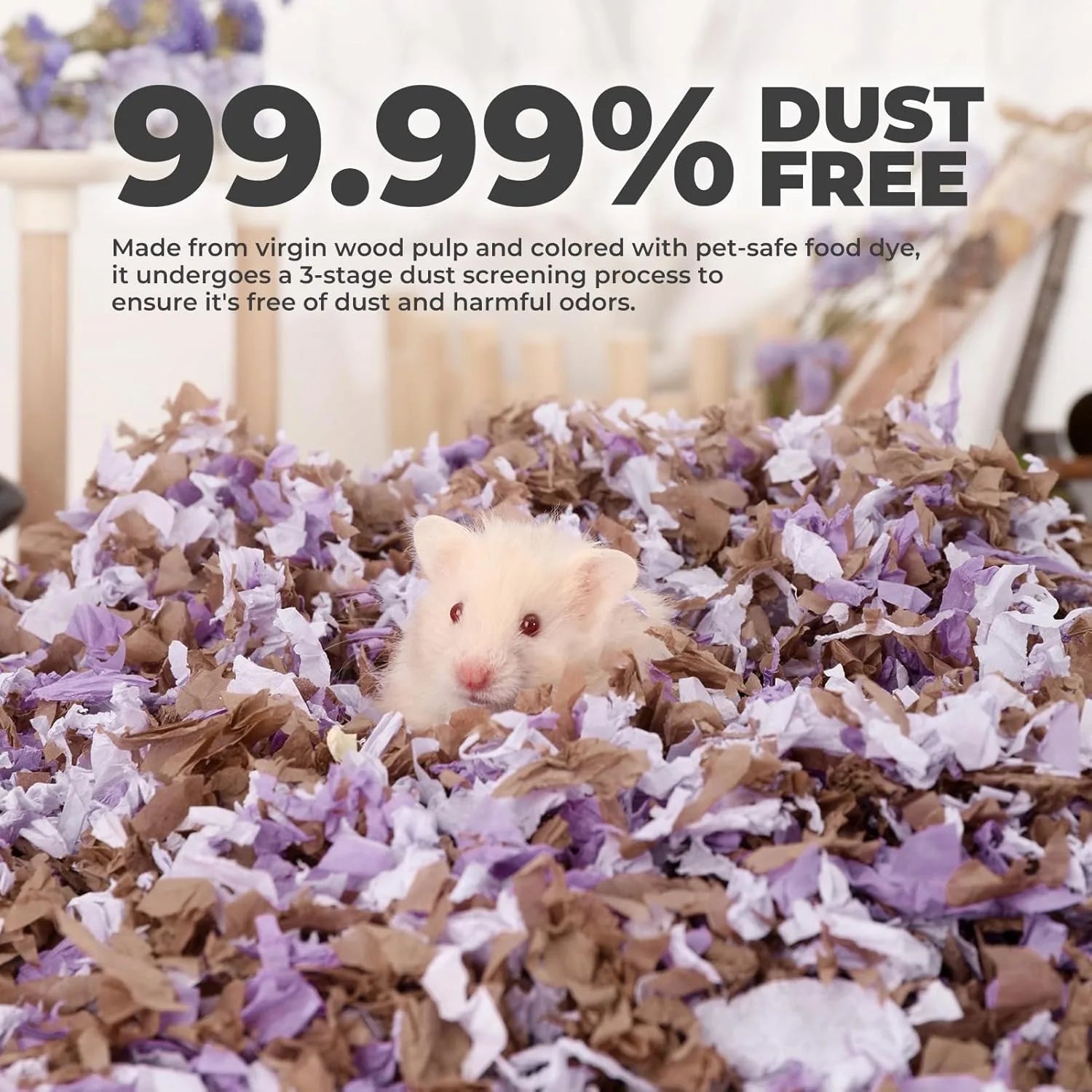 Small Pet Bedding Odor Control Dust-Free Moisture Absorbent]