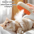 3 In 1 Electric Hair Cleaning Brush, Steam Spray Comb, Massage Supplies.