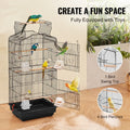 Hanging Open Top Parrot Cage