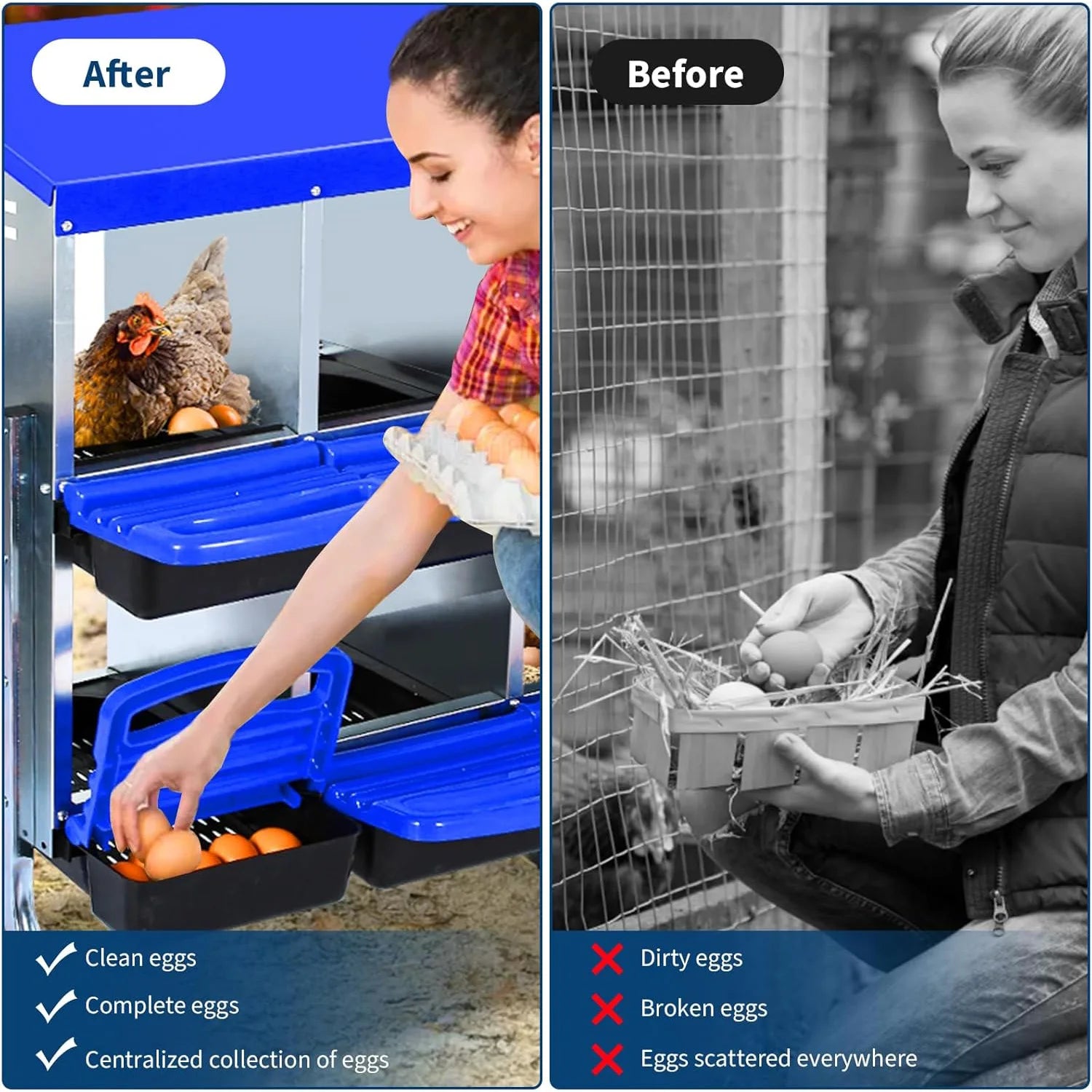 Heavy Duty Metal Roll Away Nesting Box