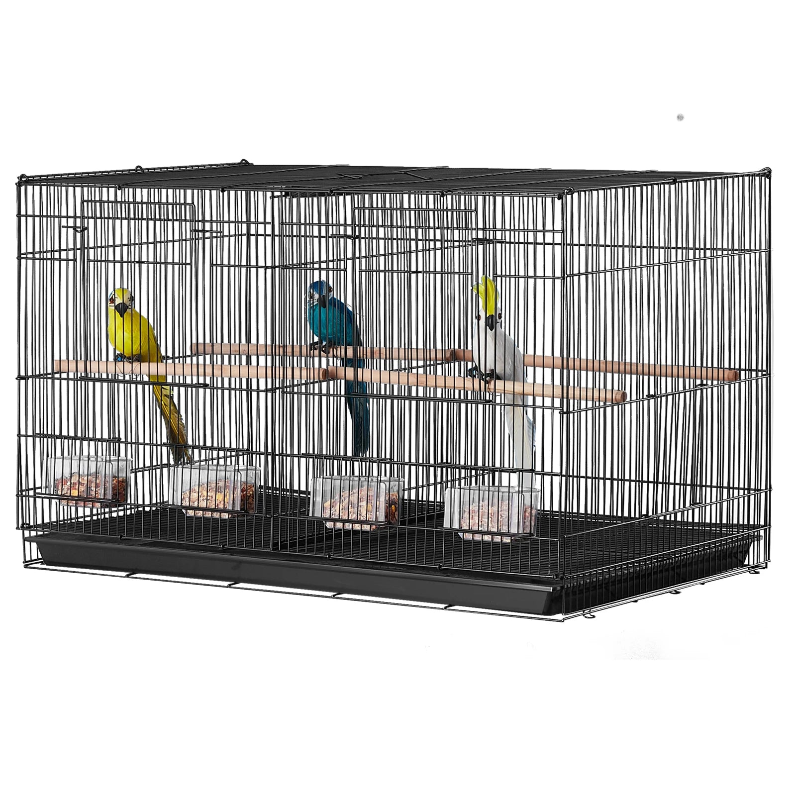Small Animal Cage for Pet Travel
Handle and Perche