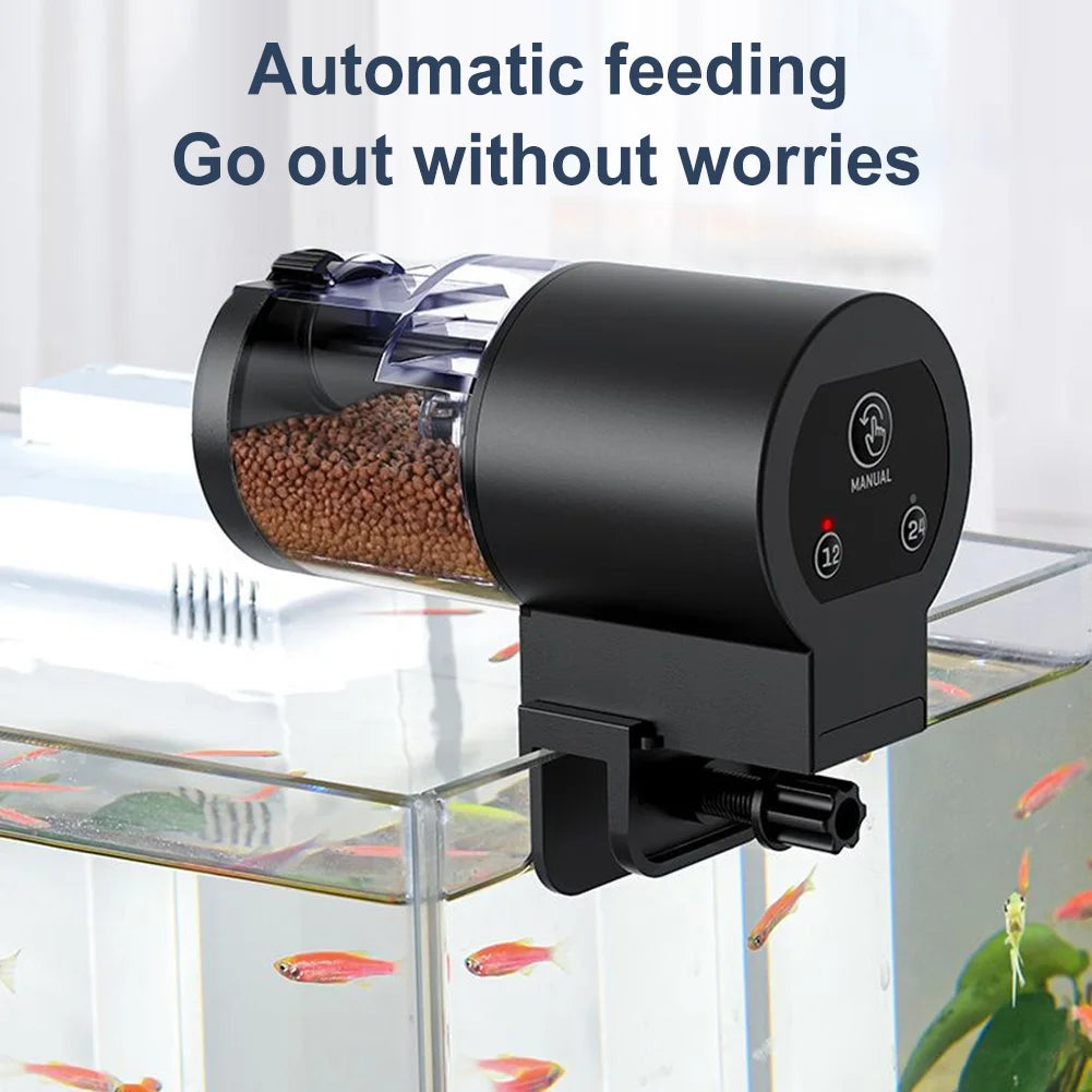 Automatic Fish Tank Feeder, Timer Food Dispenser