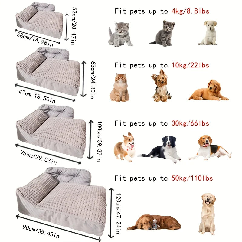 Bed Sofa, Dog and Cat Sleeping, Machine Washable, Perfect Pet Paradise for the Living Room