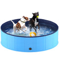 Portable, Foldable, Collapsible, Anti Slip,  Hard Plastic Pool for Pets
