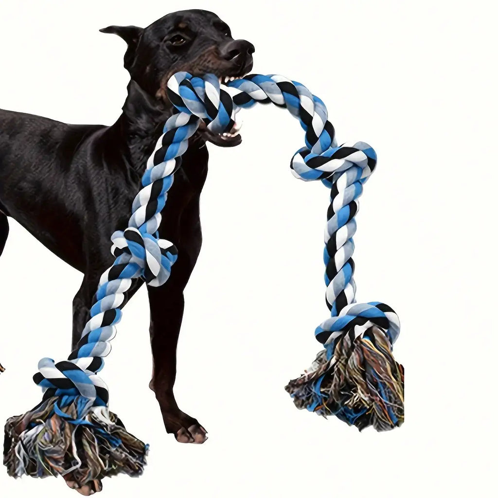 Extra Thick Braided Rope Dog Toy for Tug of War & Heavy Chewing