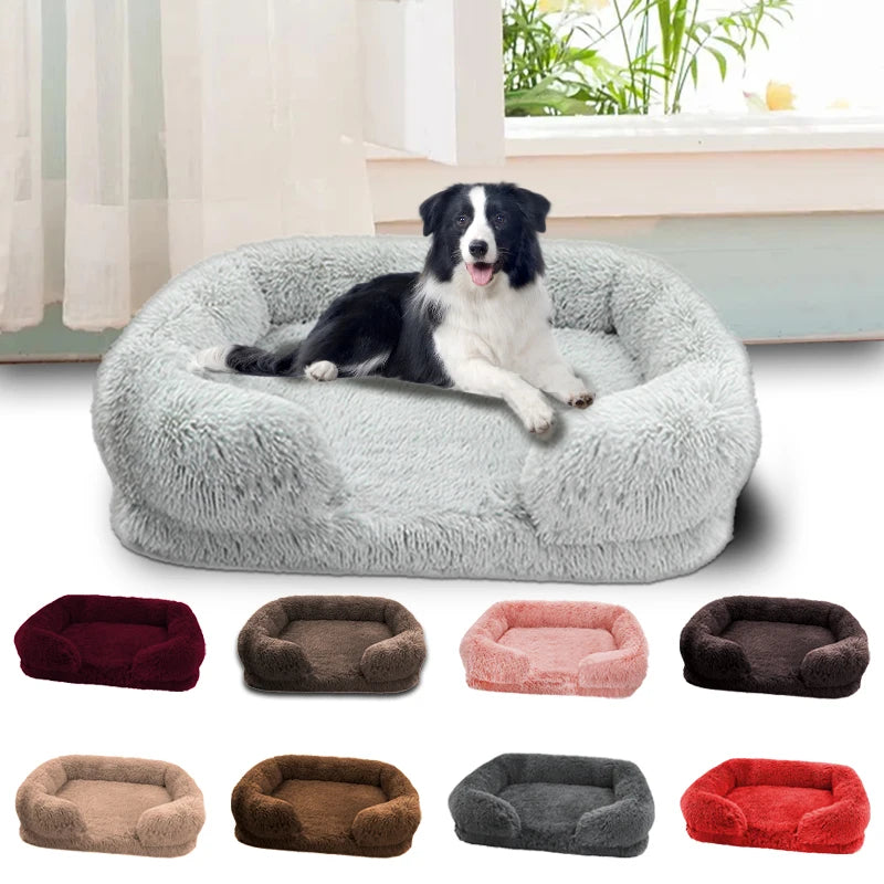 Thickened orthopedic bed egg sponge, easy to remove and wash plush cover