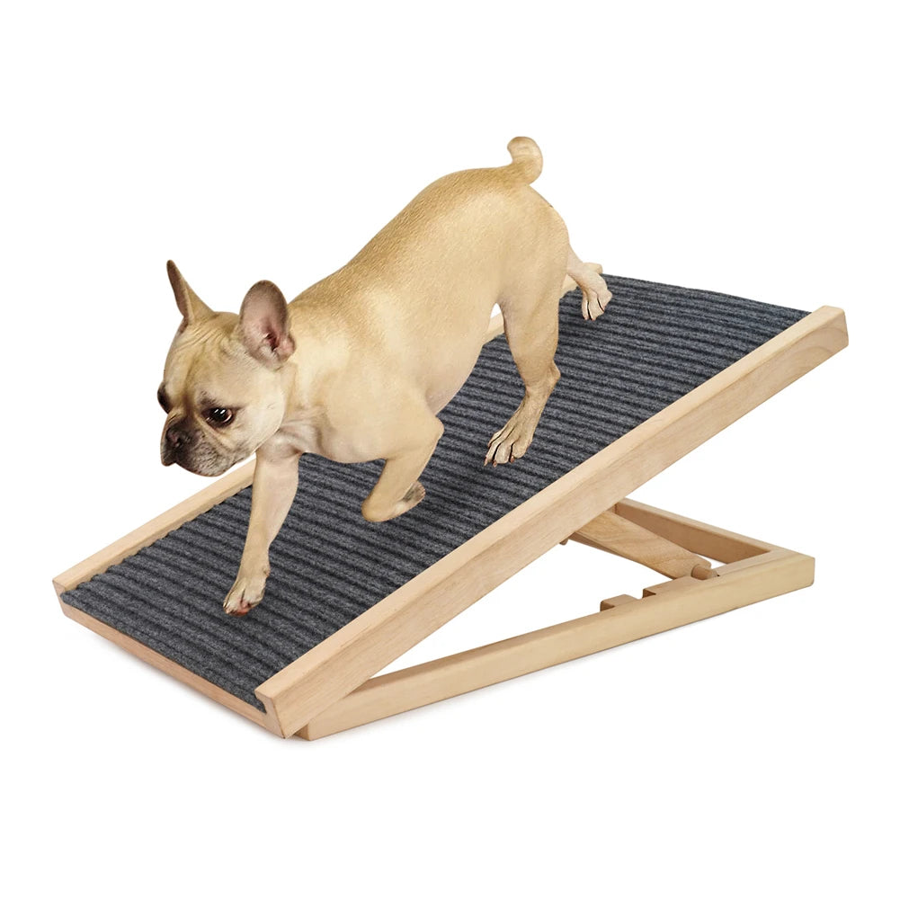 Pet Dog Ramp Natural Pine Wood